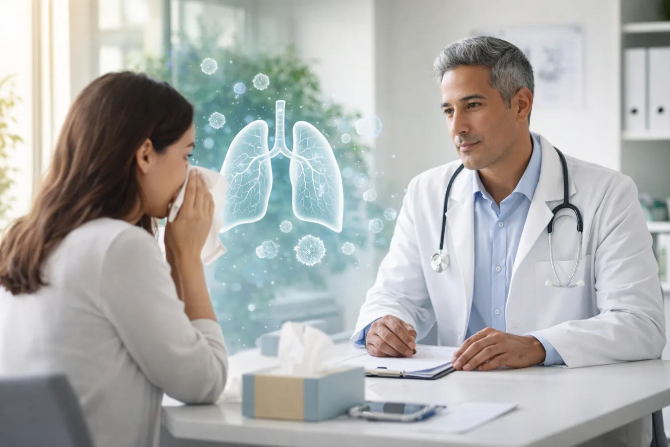 ¿Qué médico trata alergias respiratorias?